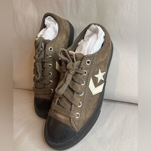 Kids Brown Sneakers with Star Design